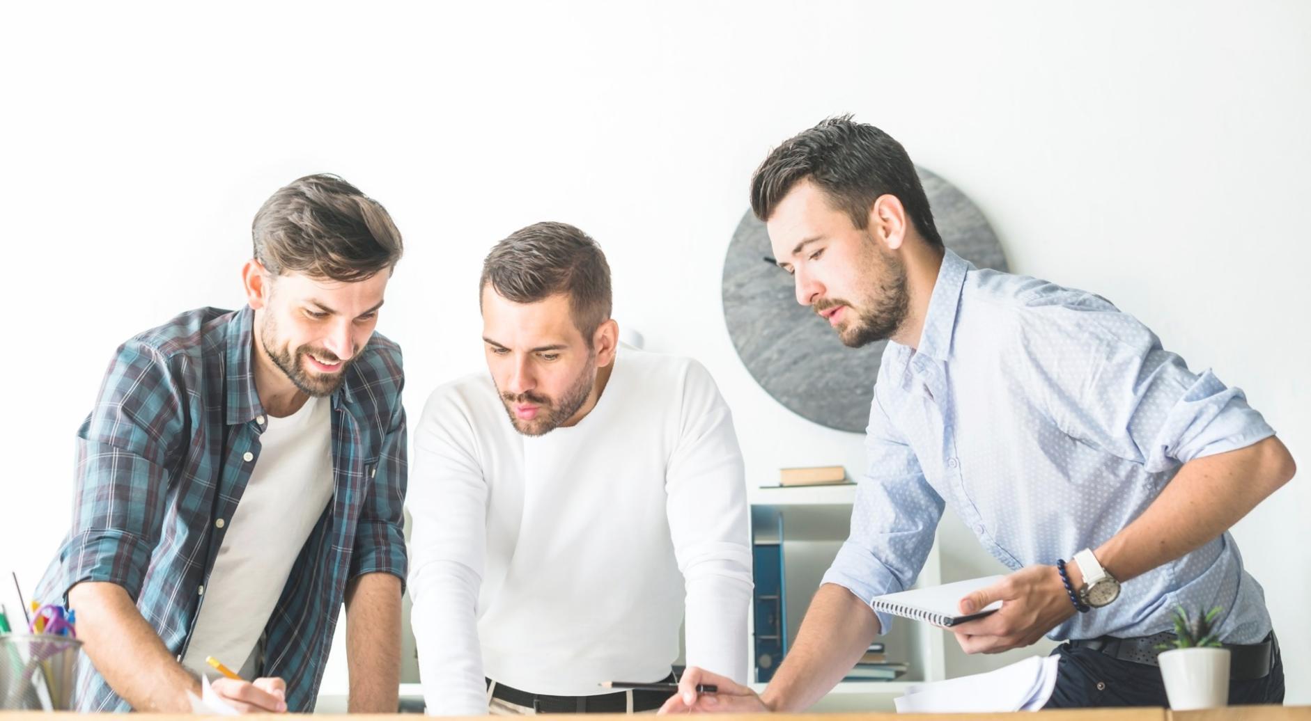 Session de formation avec une équipe cliente